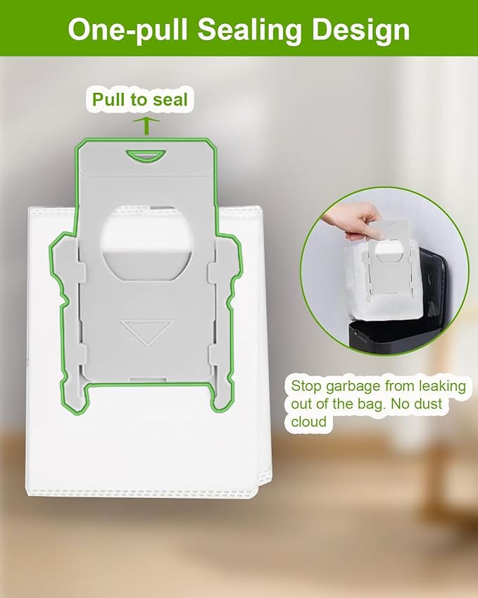 ApexOne 16 Pack Vacuum Bags for iRobot Roomba i3 i3+, i4 i4+, i5 i5+, i6 i6+, i7 i7+, i8 i8+, j5 j5+, j6 j6+, j7 j7+, j8 j8+, j9 j9+, s9 s9+, 104 105 405 504 505 705, 10 Max, 2 Essential Robot Vacuum