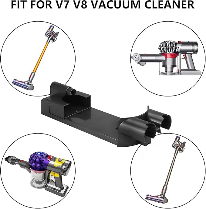 Improvedhand Docking Station Accessory Wall Mount Compatible with Dy.son V7 V8 Cordless Vacuum Cleaner Replaces Part # 967741-01