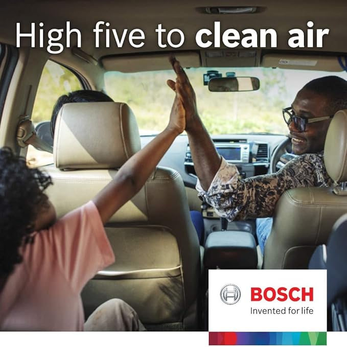 BOSCH 6085C HEPA Cabin Air Filter - Compatible with Select Hyundai Accent, Elantra, Elantra GT; Kia Forte, Rio