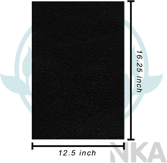12-Pack Activated Carbon Pre-Filters Compatible with Winix AM90, C535, 5300, 5500 - Odor Control Part Filter A 115115 Size 21, 12.5” x 16.25” x 0.2” – Freshens Air & Enhances Filtration