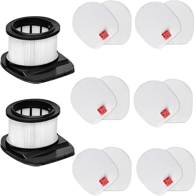 for Shark IZ362H IZ462H IZ363HT IZ163H IZ483H Replacement Filter Anti-Allergen Lightweight Cordless Stick Vacuum Vertex Ultra Pet Plus Power IZ482H IZ162H IZ361H 2 Filters +12 Foam Felt Kit