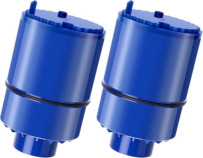 Fil-Fresh 2-Pack PURWater Filter Replacement for RF-9999 PURPLUS Faucet Water Filtration System, NSF Certified, Replace Mineral Core Faucet Mount Water Filter