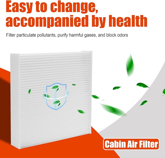 Engine Air Filter Replacement 17801-0H050,87139-07010 Cabin Air Filter Combo Set Replacement for Toyota Camry 4 cylinders 2007-2017 Venza 4 cylinders 2009-2016