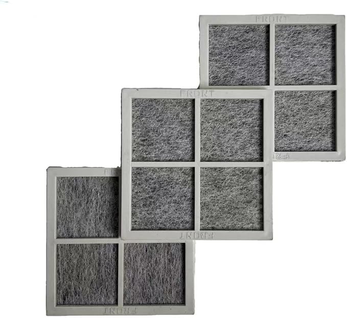 LT120F Air Filter ADQ73214404 Compatible With LG LMXS27626S LMXS27676D LMXS27766S LMXS30746S UPFXC2466S LMXS30776S LMXS30756S LMXS30786S LMXS30796D LNXC23726S LNXC23766D Refrigerator (3-Pack)