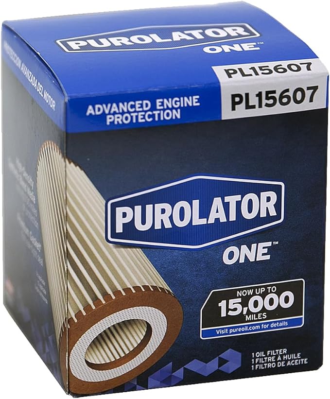 Purolator PL15607 PurolatorONE Advanced Engine Protection Cartridge Oil Filter Compatible With BMW X5, X3, 328i, 328i xDrive, 335i, 535i, 535i xDrive, 320i xDrive, 528i xDrive, 528i, 325i, Z4 and X6