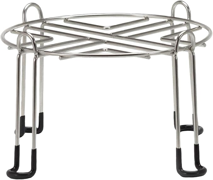 Berkey Water Filter Stainless Steel Wire Stand with Rubberized Non-Skid/Non-Slip Feet for Imperial and Crown and Other Extra Large Sized Gravity Fed Water Filters Raises Your 6 inches
