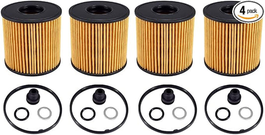 26350-2J000 Engine Oil Filter Fit for 2021-2024 Hyundai Elantra 2.0L 2020-2024 Sonata 2.0L Hybrid (4PCS)