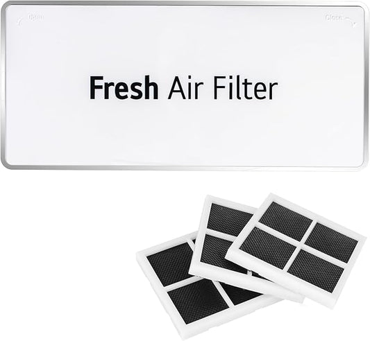MCR66849208 Replacement for LG Refrigerator Air Filter Cover Lg LFXS26596S LFXS28596S LRMDS3006D LRFXC2416S LRFXC2406D LFXS26973S LMRS28596D LMRS28626D LMRS28626S ADQ75493301, 3 PCS LT120F Air Filter