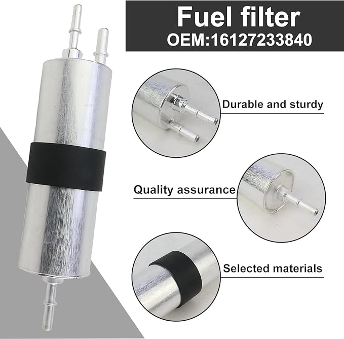 Fuel Filter For Bmw 120i 220i 320i 330i 430i 630i 730Li X1 M3 M4 X1 X3 X4 X5 2011-2018 For MINI 2014-2021 ONE COOPER1.2T 2.0T & with Rolls-Royce Gust 16127451424 16127233840 KL970