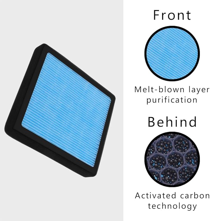 Car Air Filter with Activated Carbon, Cabin Air Filter, CF10285 Air Conditioner Filter Compatible with Toyota 4Runner/ Tundra/Highlander/Scion AC Filter with Activated Carbon OEM Replacement