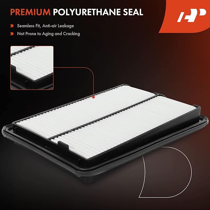 A-Premium Engine Air Filter Compatible with Nissan Models - Rogue(2014-2020), Rogue Sport(2017-2022), Qashqai(2017-2022) - Rigid Panel - Replace# 16546-4BA01