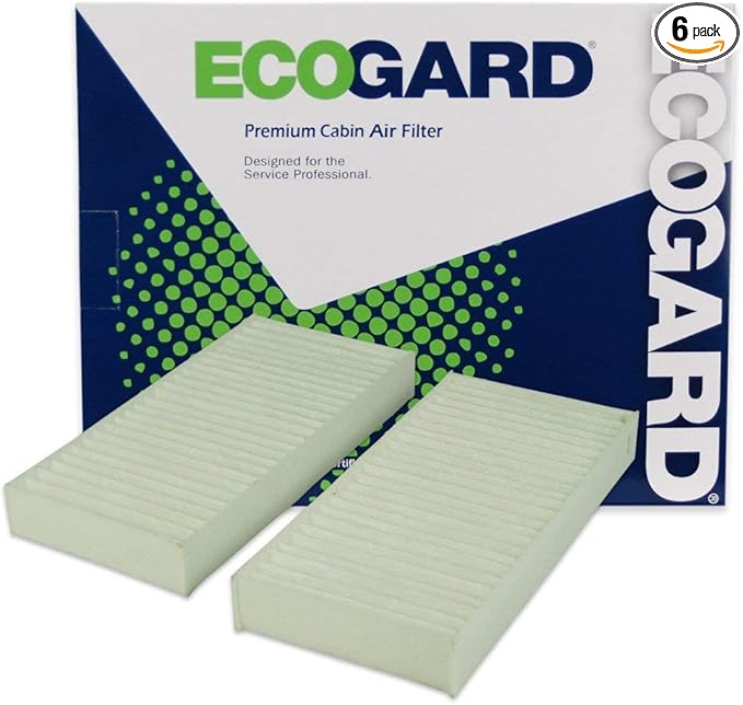 ECOGARD XC10008 Cabin Air Filter Fits 2012-2017 Jeep Wrangler, 2018 Wrangler JK