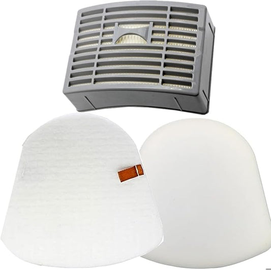1 HEPA +1 Foam Filters For Shark Navigator NV586 NV581 NV581Q NV585 NV580 Powered Lift Away DLX Upright Vacuum,Replaces Parts # XFFT580 & XHEP580.