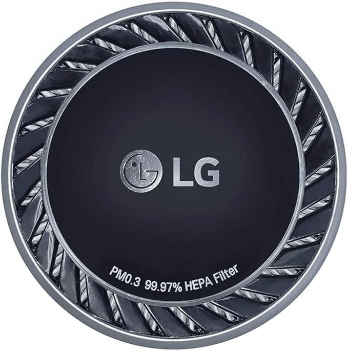 LG CordZero A9 Vacuum Cleaner Replacement Exhaust HEPA Fine Dust Filter for A906SM (Matte Silver)