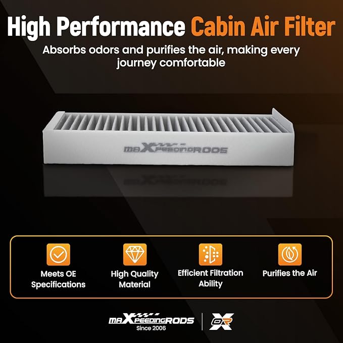 maXpeedingrods PC9976 2-Pack Cabin Air Filter for BMW X1, X2, X3, X4, 228iGran Coupe, 228ixDrive Gran Coupe, for MINI Convertible Cooper
