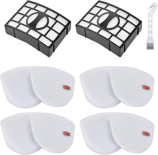 CU530 Filter Replacement for Shark Navigator Lift-Away Vacuum UV725 UV730 & Navigator Zero-M Lift-Away Speed Vacuum ZU560, 2 Post-motor+4 Foam& Felt Filters, Compare to part # XFFK560&XHEPA560