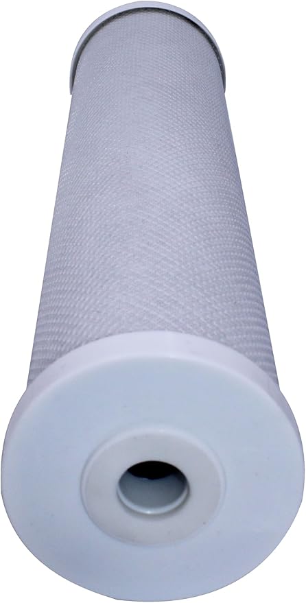 PureT HQCBC-20BB-1, 20x4.5" Coconut Carbon Block Filter - NSF Certified - Cononut Shell Activated Carbon removes Chlorine, Dirt and More (1 u Micron Rated)