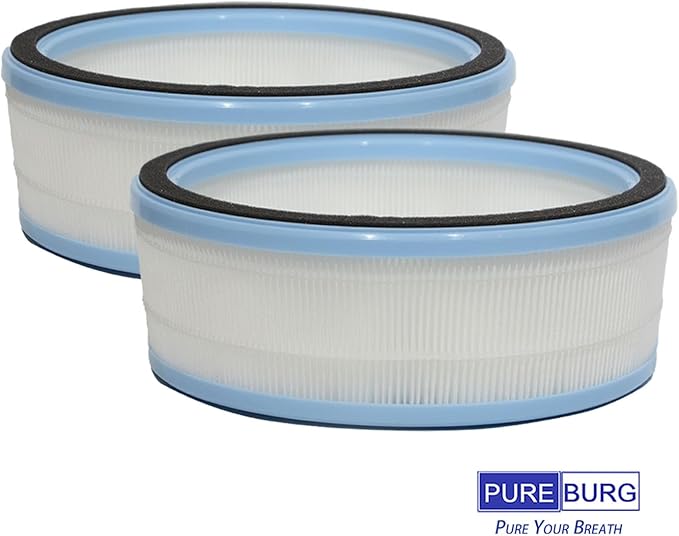 PUREBURG Replacement Air Filter Compatible with LEVOIT Sprout Evaporative Humidifier,2-Pack H13 HEPA Filter Air Clean Dust