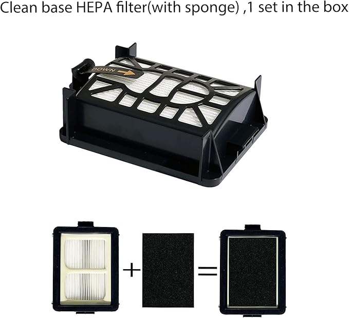Replacement Parts for Shark AI AV2511AE AV2501S AV2610WA AV2501AE RV2502AE RV2610WA UR2500SR RV2520 AV2510 Accessories Kit with Main Roller Brush Filters Foam/Primary Filter Sweep Triple Side Brushes