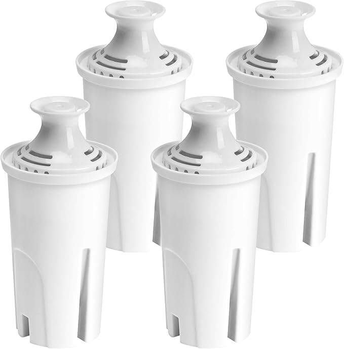 Water Filter Replacement for Pitchers and Dispensers, OB03, Beita Brittany Filter, 4 Packs Water Filters by APPLIANCEMATES