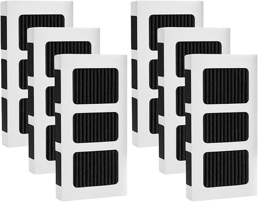 Nispira PAULTRA2 Refrigerator Air Filter Replacement for Frigidaire & Electrolux Ultra II Pure Air 2, Compare to Part 5303918847, 6-Pack