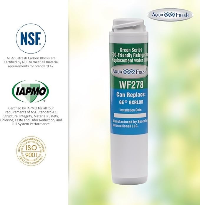 Aqua Fresh WF278 Replacement Inline Water Filter for GE-GXRLQR (1 Pack)