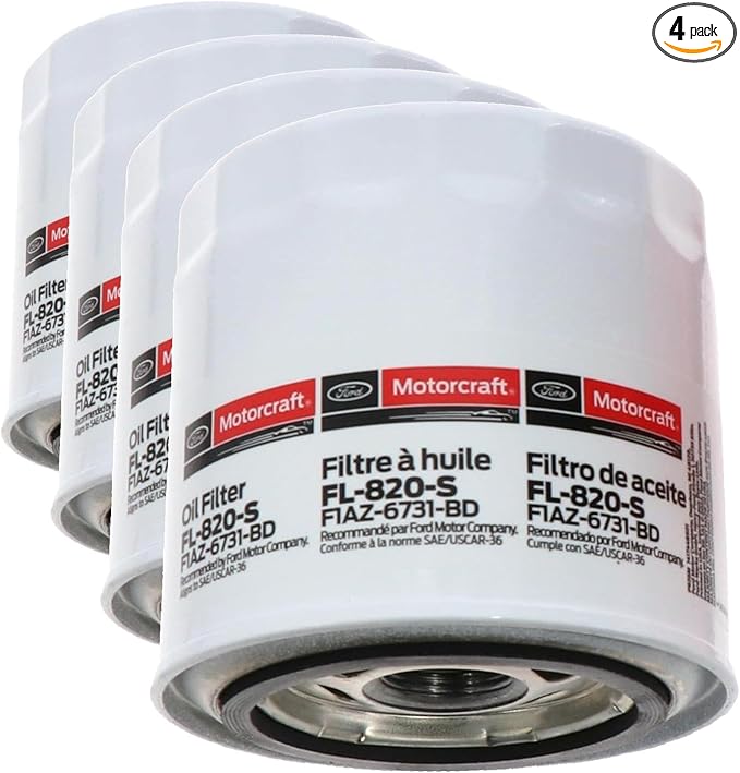 Motorcraft FL-820-S Oil Filter (Pack of 4)