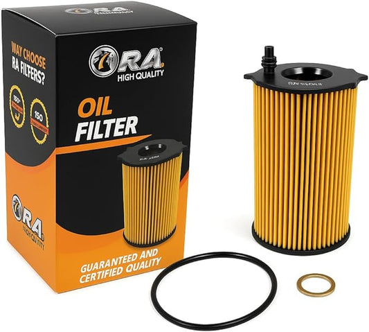 RA-10855 Engine Oil Filter 15K Mile Change Automotive Replacement Interval Cartridge for Select Models Hyundai Azera Santa Fe (Base and XL) Kia Cadenza Sedona Sorent