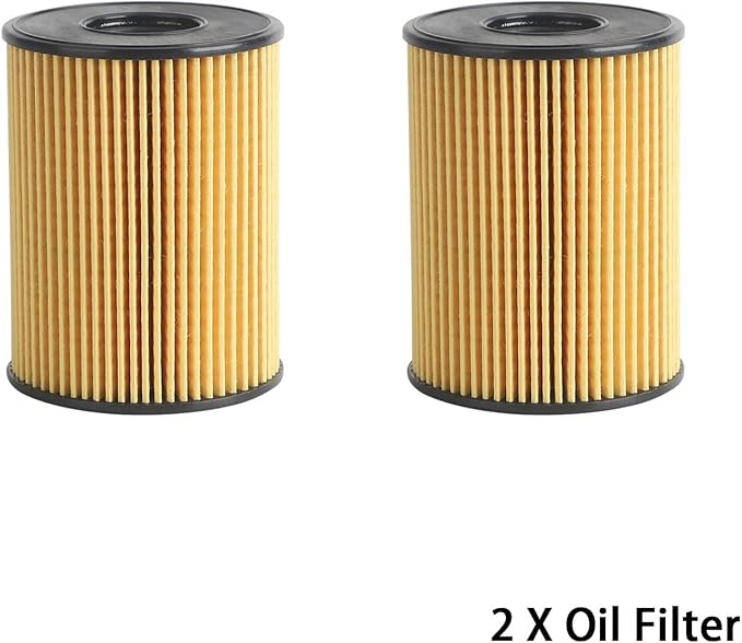 26350-2S000 Oil Filter Fits for 2020-2023 Hyundai Tucson Sonata Santa Kia Sorento K5 2.5L Engine Replaces# 263502S000 (2 Pcs)