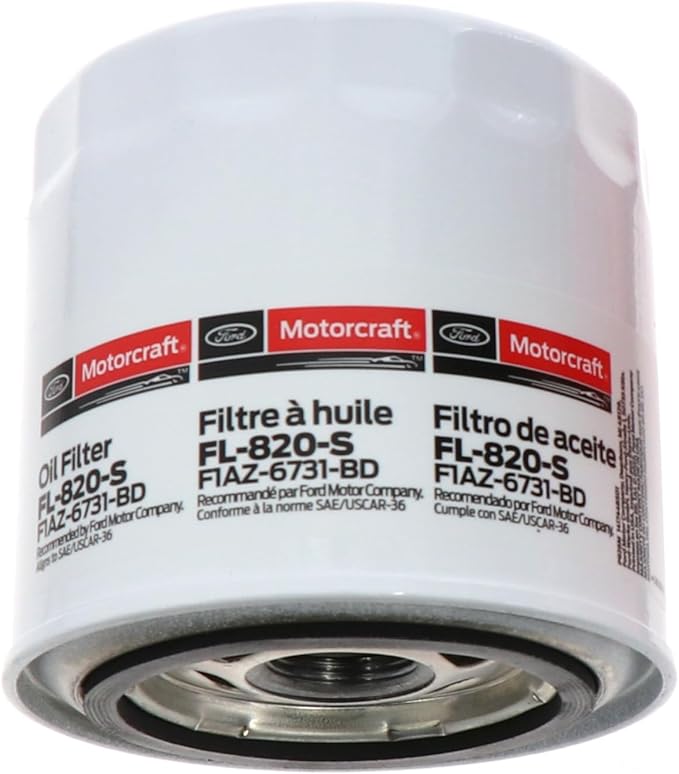 Motorcraft Engine Oil Filter - FL-820-S (OE Replacement for Select Models and Years of Ford, Lincoln, & Mercury Vehicles)