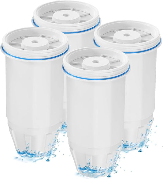 Water Filter Replacement for zero Pitchers and Dispenser,fit for ZR-001 ZR-004 ZP-006 ZR-017 ZS-008 Filters, Multi-Stage Filter System Reduce Lead, Chromium, PFOA/PFOS and TDS, 4pack,by Cobectal