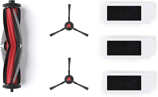 Yeedi Accessories Buddy Kit Compatible with C12 Combo Robot Vacuum Cleaner, Include Filter*3, Side Brush*2, Anti-Tangle Main Brush*1