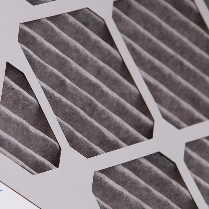 Nordic Pure 18x25x1 (Actual Size: 17 1/2 x 24 1/2 x 3/4) Furnace Air Filters MERV 8 Pleated Plus Carbon 4 Pack