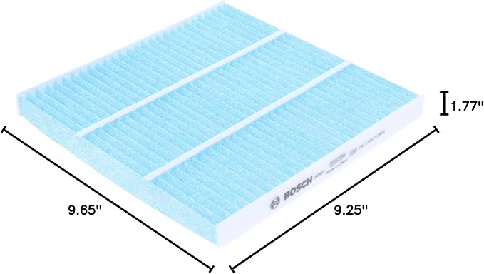 BOSCH 6056C HEPA Cabin Air Filter - Compatible with Select Lexus ES330, GX470, RX330, RX350, RX400h; Toyota 4Runner, Avalon, Camry, Celica, FJ Cruiser, Prius, Sienna, Solara
