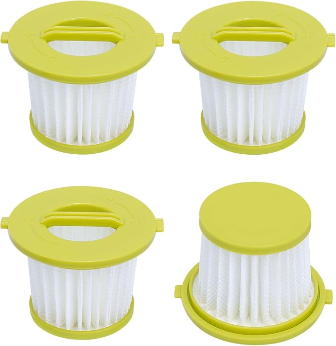 Replacement Vacuum Filters Compatible with Ryobi ONE+ 18V Handheld Vacuum, Fits Models PCL700 PCL704 PCL705 Replaces Part # A32F05N A32HF00, 4 Pack