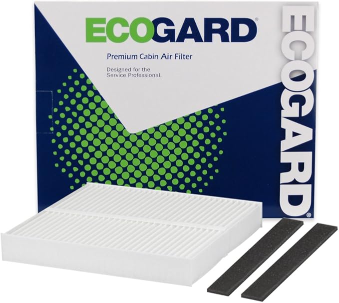 ECOGARD XC35530 Cabin Air Filter Fits 2016-2024 Nissan NP300, 2011-2025 Mitsubishi Outlander Sport, 2018-2025 Eclipse Cross, 2011-2025 RVR, 2021-2024 Nissan Frontier