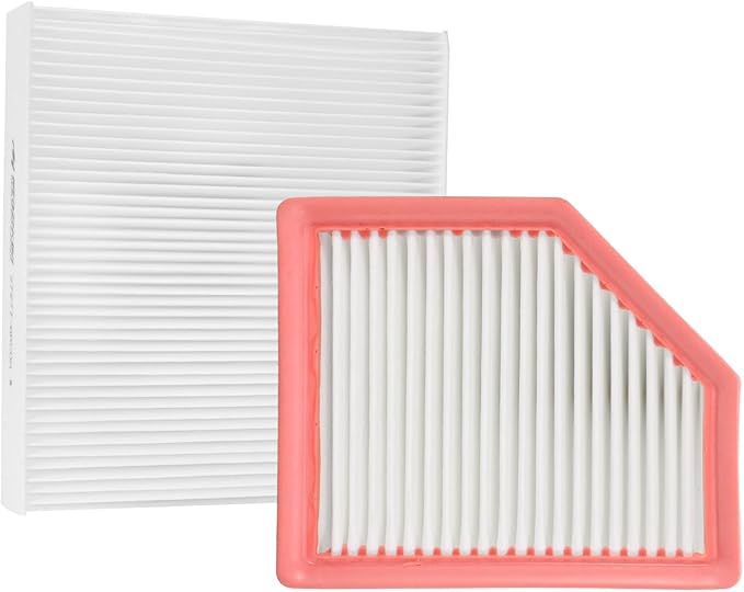 16546-6RA0A Engine Air Filter & 27277-6RC0A Cabin Air Filter Combo Set Compatible with Nissan Vehicle Rogue 2021 2022 2023 2.5L 1.5L Replace OE 165466RA0A 272776RC0A