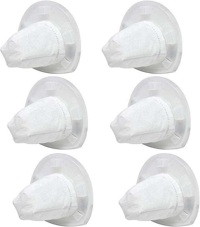 6 Pack Replacement Filter Compatible with Black & Decker VF110 Dustbuster Cordless Handheld Vacuum CHV1410L CHV9610 CHV1210 CHV1510 CHV1410 CHV1410B BDH2000L, 90558113-01