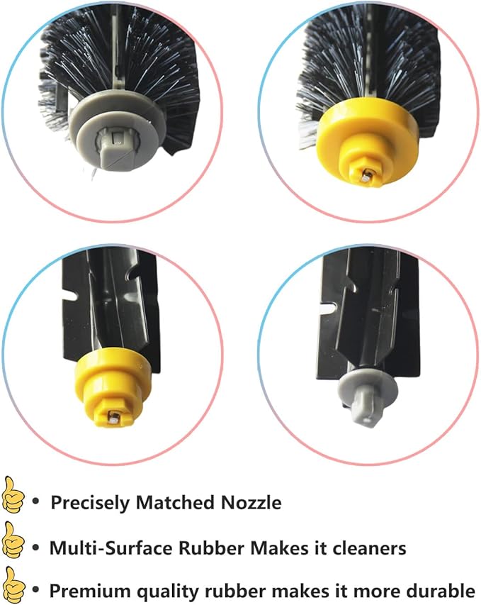 28pcs Accessories for iRobot Roomba 600 Series 595 614 618 620 630 639 640 650 660 680 682 685 690 692 694 695 Vaccum Cleaner Replenishment Parts Kit