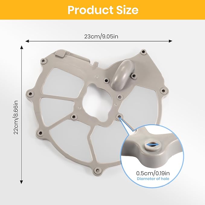 Upgrade DD81-01635A For Samsung Dishwasher Mesh Filter Sump Filter (Hump Version) - Compatible With Samsung Dishwasher Parts (Match DD81-01634B Sump-Cover)