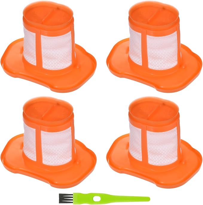 4 Pack HHVKF10 Dust-buster Filter Replacement Compatible with BLACK And DECKER Handheld Vacuum Filter Washable Fit for Models HHVK HHVK320J HHVK320J10 HHVK320JZ01 HHVK515J HHVK515JP HHVK515JP07