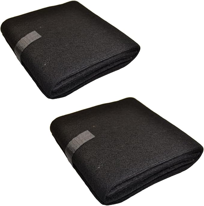 HQRP 2-Pack Carbon Filter Compatible with Honeywell HPA300, 50100, 50150, 50250-S, 17000-S, 50255, 50300, 51360, 51376, 51500, 51771 models