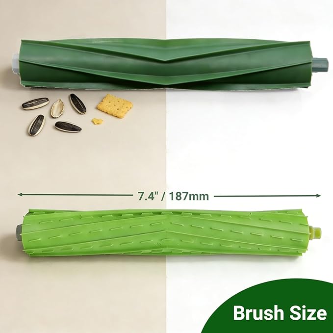 4 Sets Rubber Roller Brushes Compatible for iRobot Roomba E & I & J Series, Replacement Parts Accessory for J8+ i7+ i7 i1 i2 i3 i4 i6 i6+ i8 i8+Plus E5 E6 E7 Vacuum Cleaner