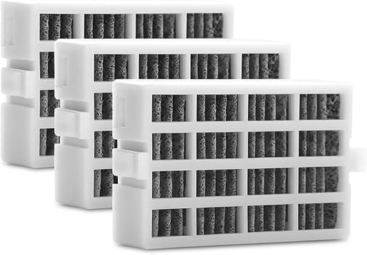 W10311524 Refrigerator Air Filter Replacement Compatible With Whirlpool, AIR1, Maytag, Jenn-Air, Kitchenaid, Kenmore, Fresh Flow Refrigerator Air Filter, 3 PACK