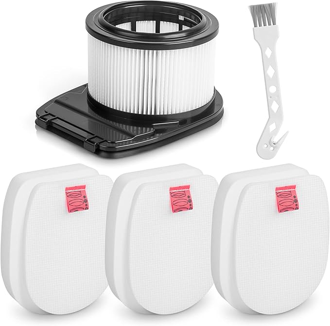 IZ662H Replacement Filters for Shark Vertex Pro Cordless Stick Vacuum IZ661H, IZ662HC, IZ682H, Compare to Part XHFIZ500 & XFFKIZ600