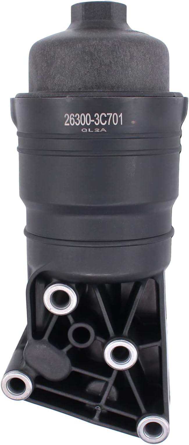 NewYall 3.8L V6 Engine Oil Filter Housing for Hyundai Genesis 2012-2014, Genesis Coupe 2010-2016, Kia K900 2016-2017