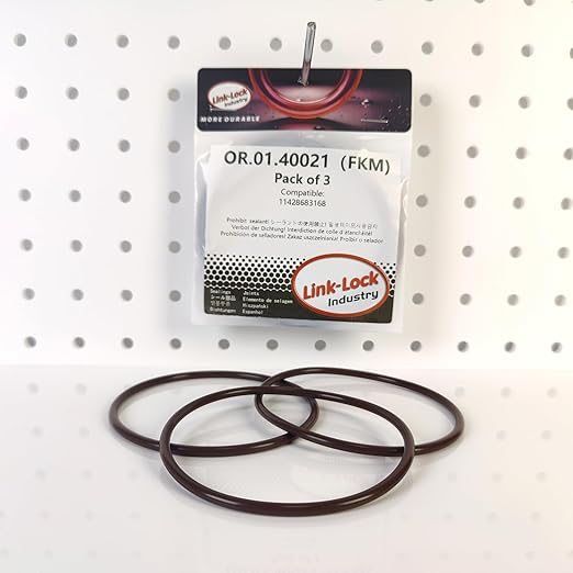 3PCS FKM Viton OR.01.40021 Engine Oil Filter Cover O-Ring Gasket 11428683168 for BMW N51 N52 N53 N54 N55 N20 S55