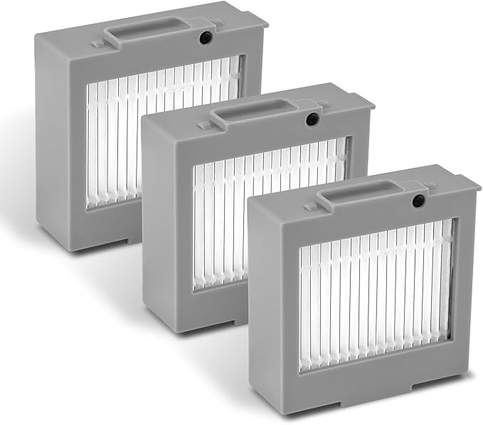 (3 Pack) Max 705 Vac Replacement HEPA Filters Compatible with iRobot Max 705 Vac/Plus 504 Vac Robot Vacuum Cleaner, Vacuum Filters, Canister Filters, Upright Filter, Filter Kit