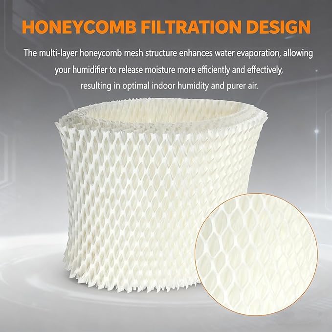 Humidifier Filter C Compatible with Honeywell HC-888N, HC-888, Wicking Filters Replacement Pack of 4