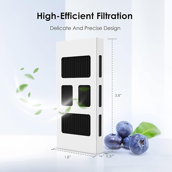 Waterdrop Replacement filter for Frigidaire® PAULTRA II® Refrigerator Air Filter, PureAir Ultra II®, and Electrolux® 242047805, 5303918847, EAP12364179, 3 Pack